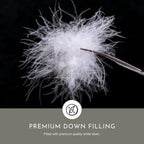 Highland Feather European White Duck Down Comforter, Full, Winter, 725 Fill Power - Tencel Organic Cotton Shell
