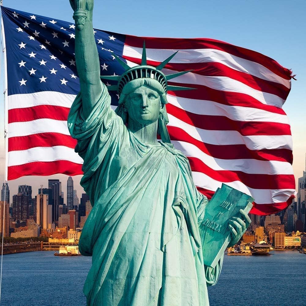 American Flag 15x25 ft Heavy Duty 420D Polyester With 6 Brass Grommets