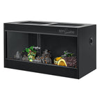 REPTIZOO 40 Gallon PVC Reptile Enclosure, 36x18x18, With Glass Sliding Door