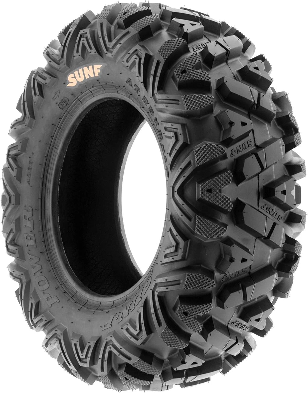 ATV UTV All-Terrain Tire Set, 4 Count, 25x8-12 Front, 25x10-12 Rear, 6-Ply - A033 Power.I