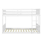 Delphia Twin Over Twin Low Profile Bunk Bed - 77.33 L x 42.25 D x 51.5 H