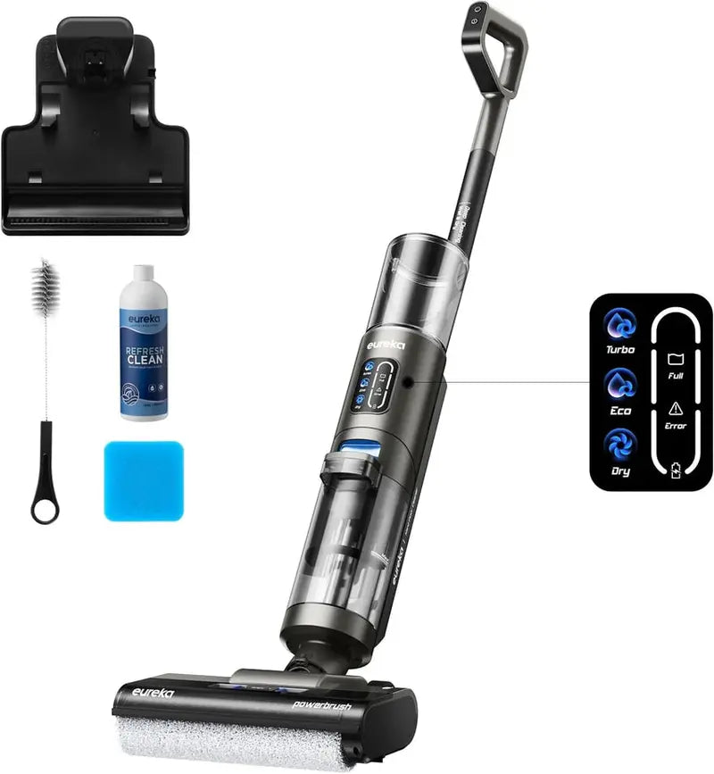 EUREKA Cordless Wet/Dry Vacuum Mop Hybrid Cleaner, 770ml - NEW430BL