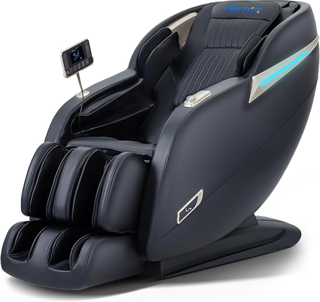 MYTHIA Full Body Zero Gravity Massage Chair With 3D Massage, Heat, Foot Rollers, Bluetooth And USB Charging - MD906