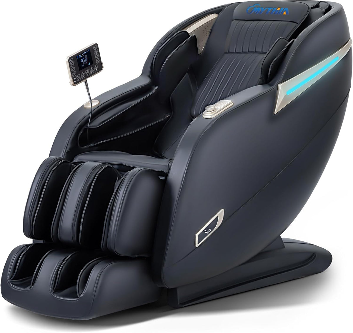 MYTHIA Full Body Zero Gravity Massage Chair With 3D Massage, Heat, Foot Rollers, Bluetooth And USB Charging - MD906