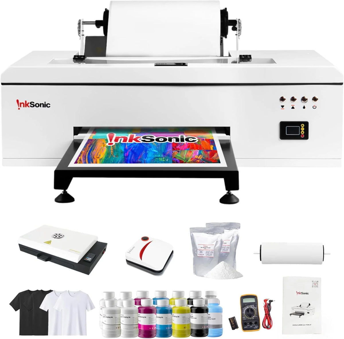 InkSonic A3 DTF T-Shirt Printing Bundle With Oven - R1390