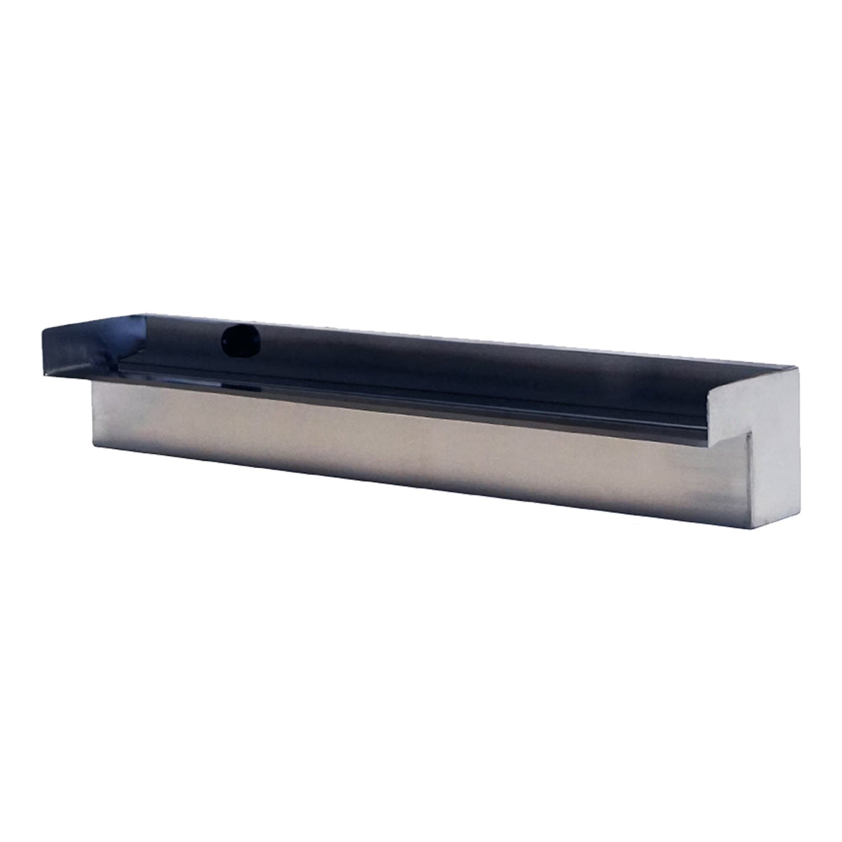 Half Off Ponds Steel Elegance Stainless Steel Spillway, 24 in, 304 SS, 1.5 in Back Inlet