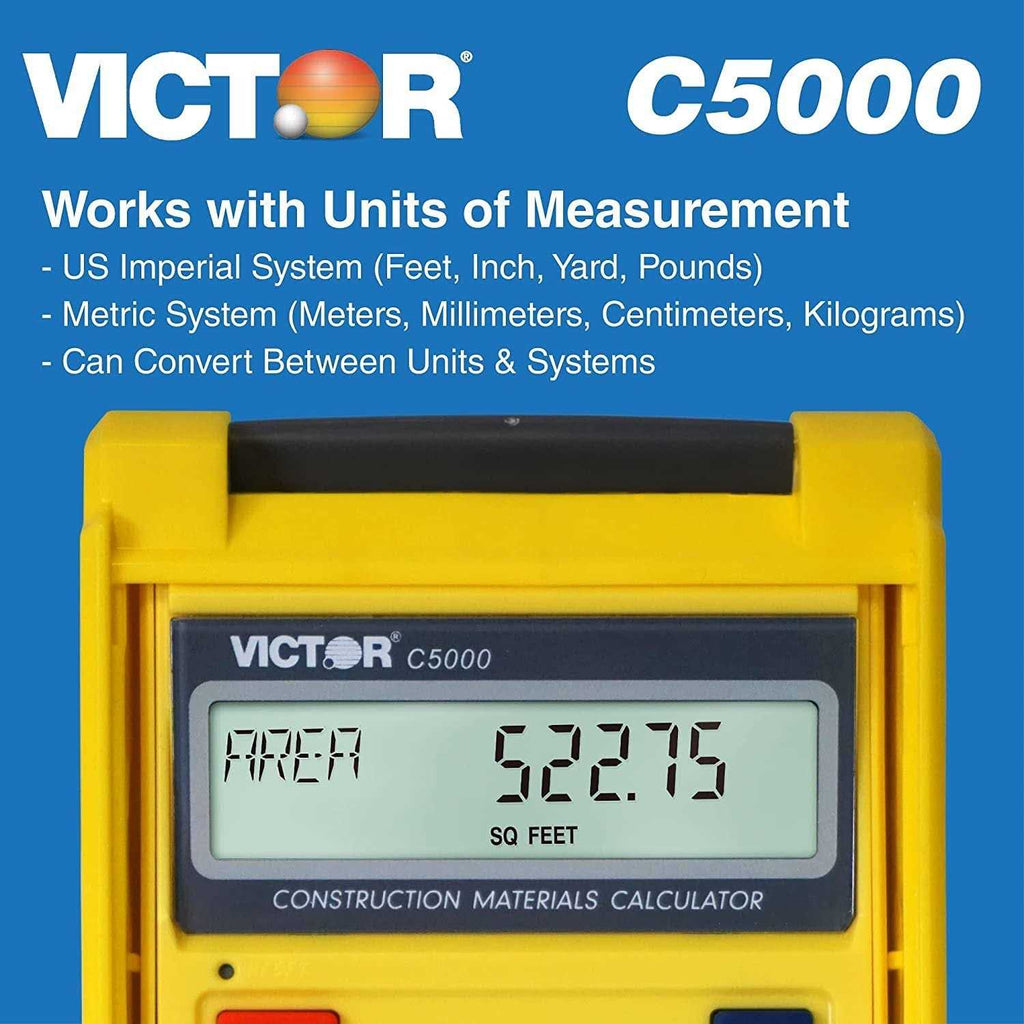 Victor Construction Materials Calculator With Protective Case - C5000