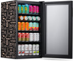 Beverage Refrigerator Cooler, 126 Cans, Right Hinge Glass Door - AB-1200