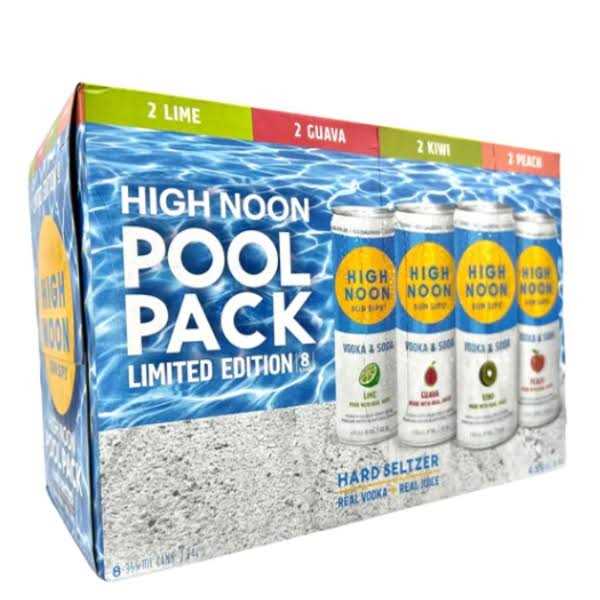 High Noon Vodka Seltzer Variety Pack - Pool Pack