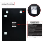 Frameless Beveled Prism Wall Mirror - Clear