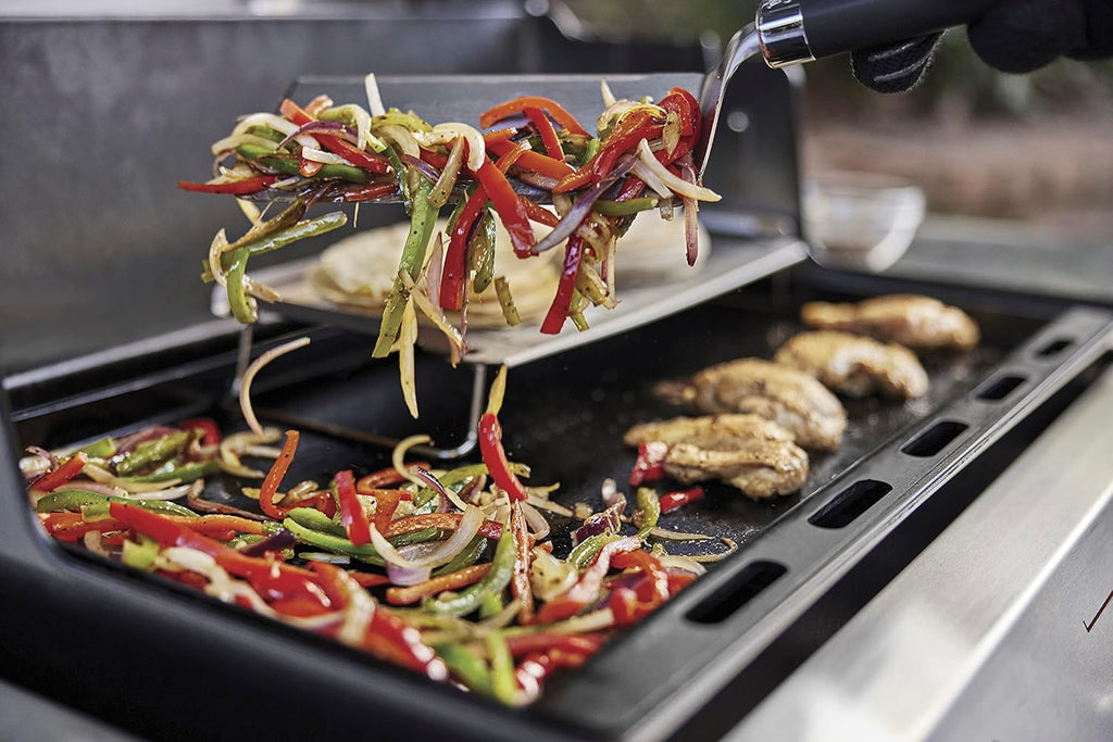 Weber Outdoor Griddle Insert, Full-Size Pre-Seasoned Carbon Steel - Spirit And Searwood