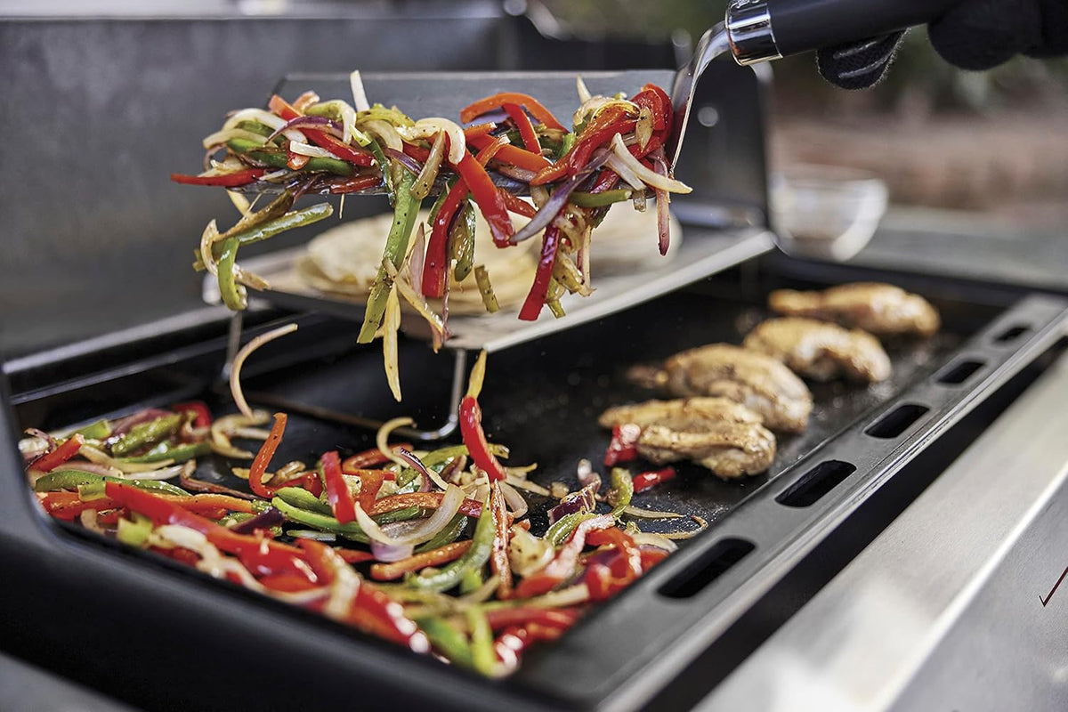 Weber Outdoor Griddle Insert, Full-Size Pre-Seasoned Carbon Steel - Spirit And Searwood