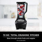 Ninja Blender And Food Processor System, 1500W, 72-Oz Pitcher, 64-Oz Bowl, Two 16-Oz To-Go Cups - Black