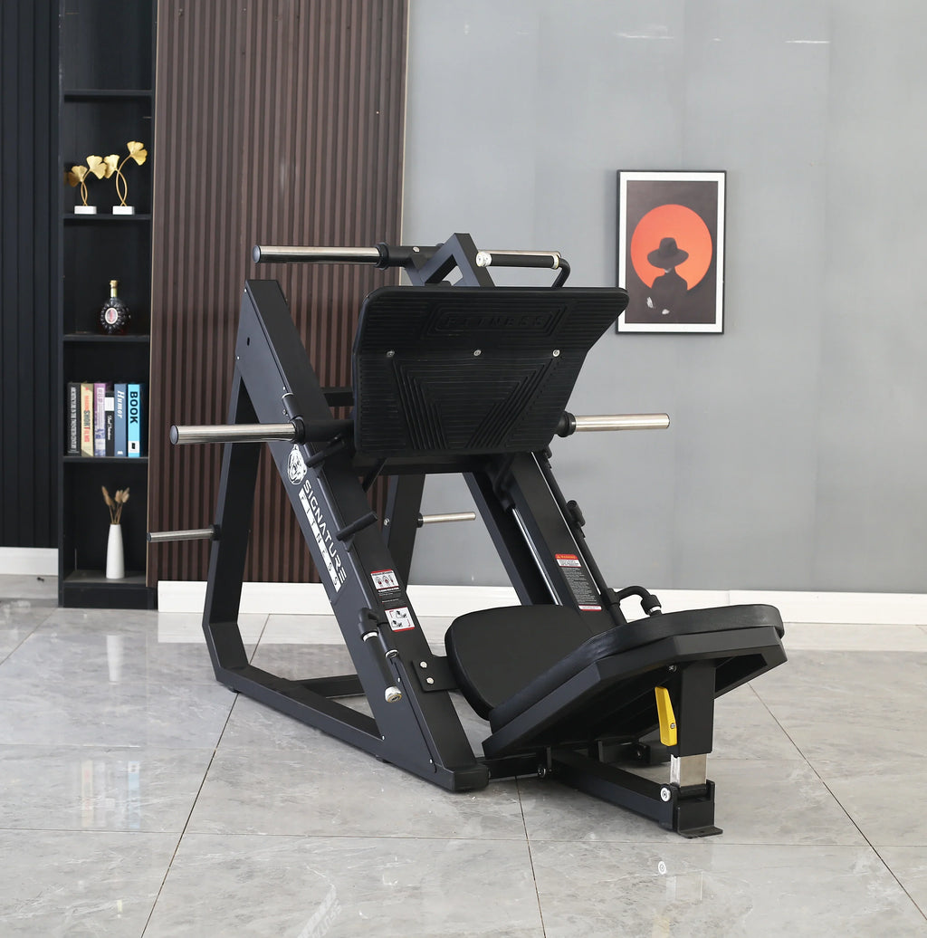 BalanceFrom Plate Loaded Adjustable Leg Press Machine With Extra Plate Storage, 1000-Pound Capacity - SF-L2