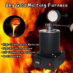 2KG Digital Gold Melting Furnace - 1400W, 2000F, 110V