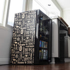 Beverage Refrigerator Cooler, 126 Cans, Right Hinge Glass Door - AB-1200