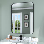 Aluminum Alloy Rounded Corner Wall Vanity Mirror