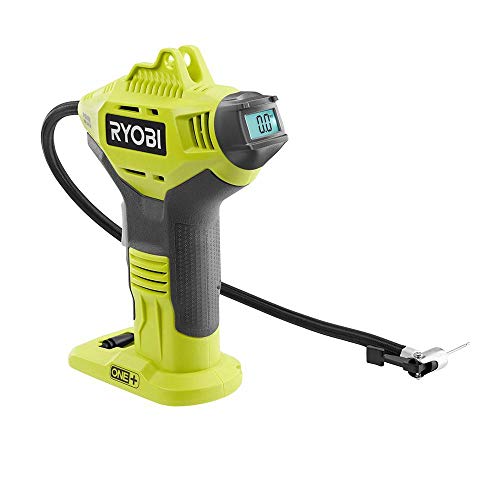 Cordless High Pressure Inflator With Digital Gauge And 18V Lithium-Ion Battery - Portable Tire And Sports Equipment Pump