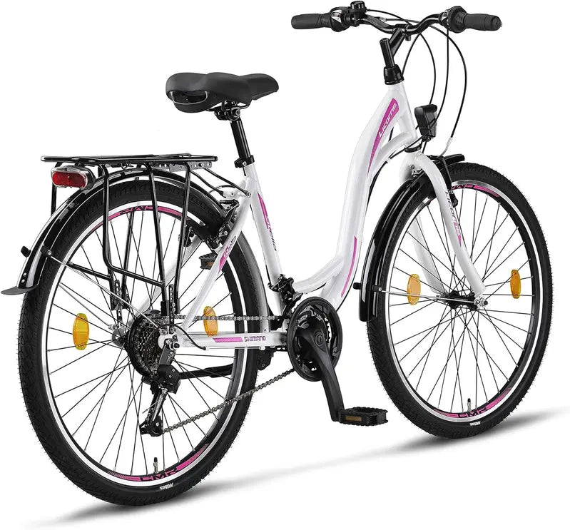 Licorne Urban City Bike, Aluminum Frame, 24.0 Inches/26.0 Inches/28.0 Inches - Stella Premium
