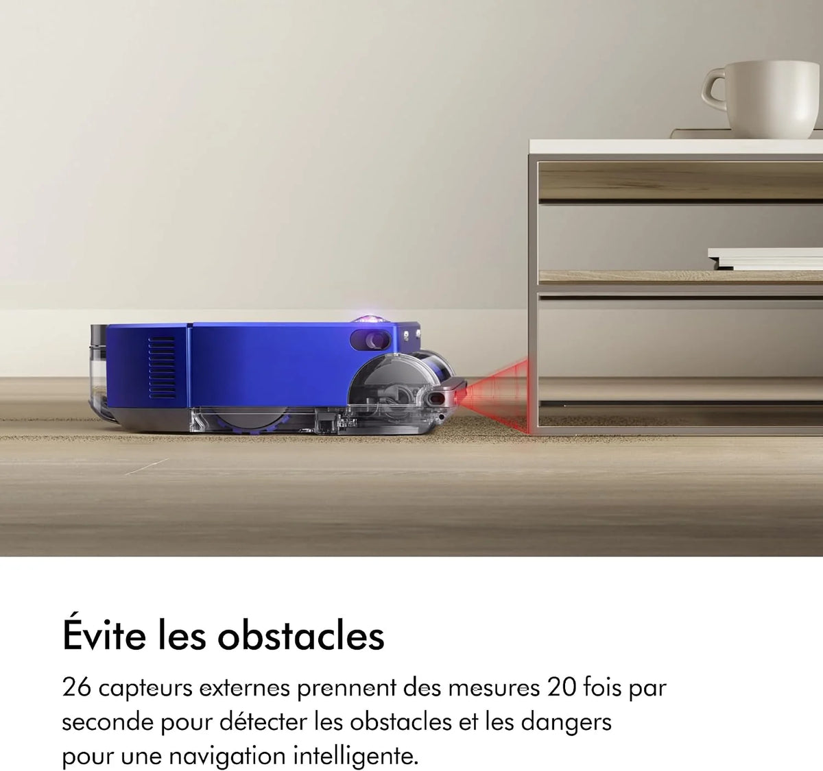 Dyson 360 Vis Nav Robot Vacuum, Blue/Nickel - RB03