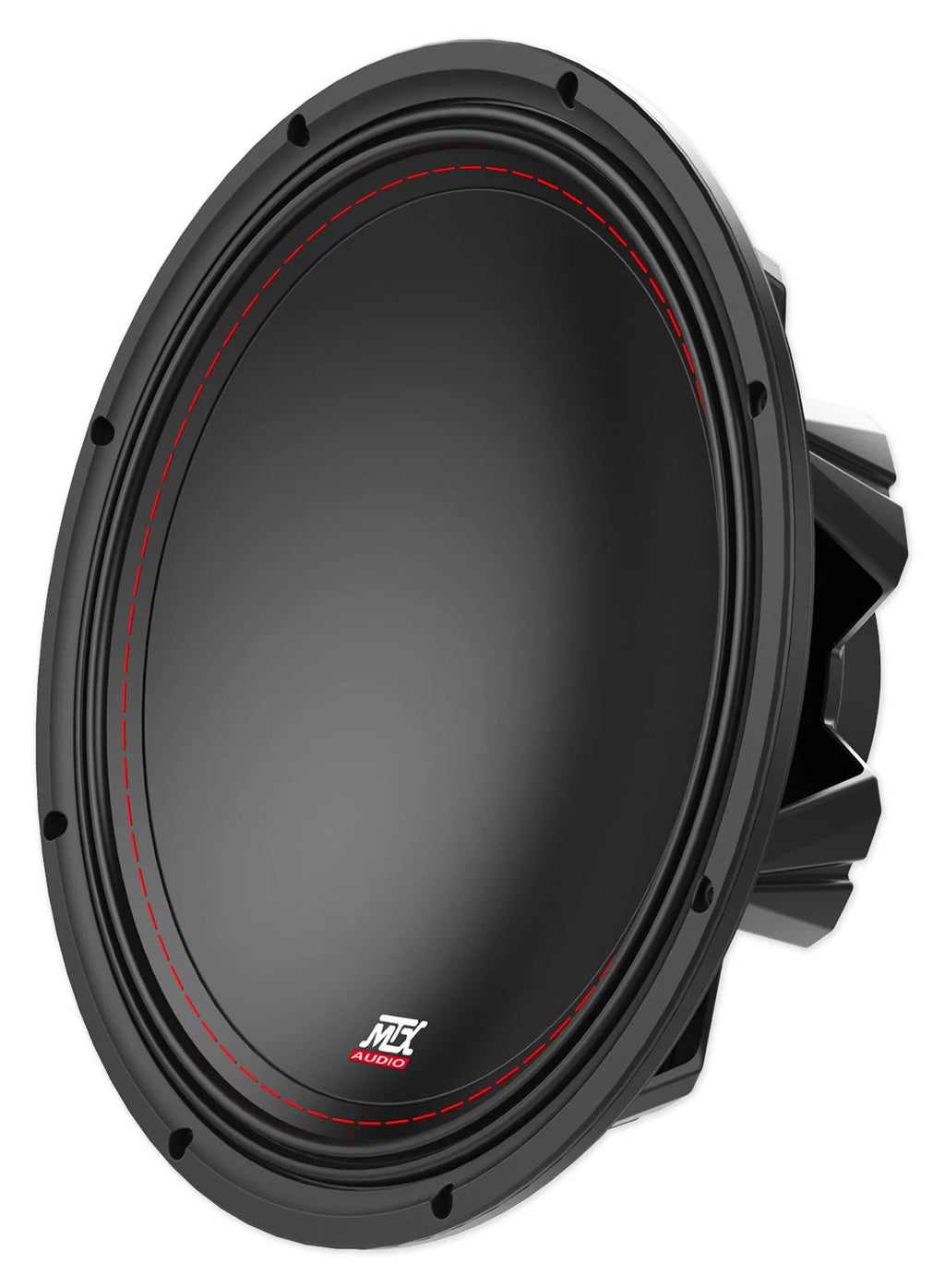 MTX 3512-04 12 in 500W Subwoofer Bundle With Rockville Sealed Enclosure, Amplifier And Wire Kit