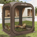 EAST OAK Pop-Up Screen House Tent 10 x 10 FT With Carry Bag