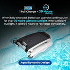 Betta Solar Powered Robotic Pool Surface Skimmer Cleaner - Betta-SE