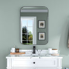 Aluminum Alloy Rounded Corner Wall Vanity Mirror