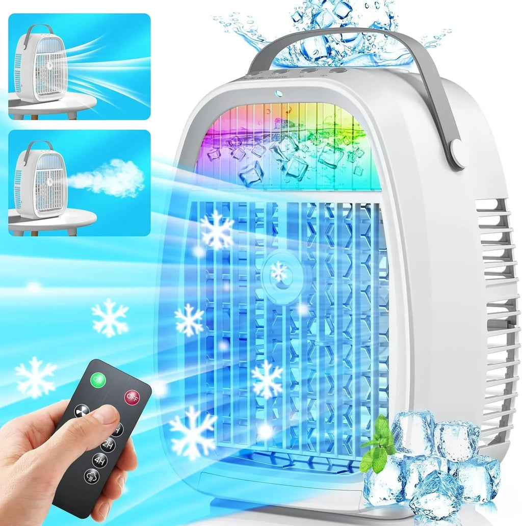 JYew Portable Evaporative Air Cooler Fan With 1000 ML Water Tank