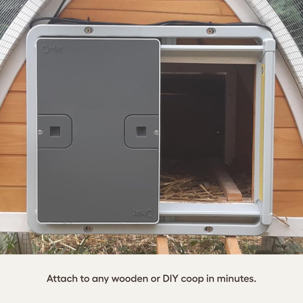 Omlet Smart Automatic Chicken Coop Door Opener - Wi-Fi Enabled