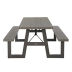 Lifetime 6-Foot W-Frame Folding Picnic Table, Brown - 60233