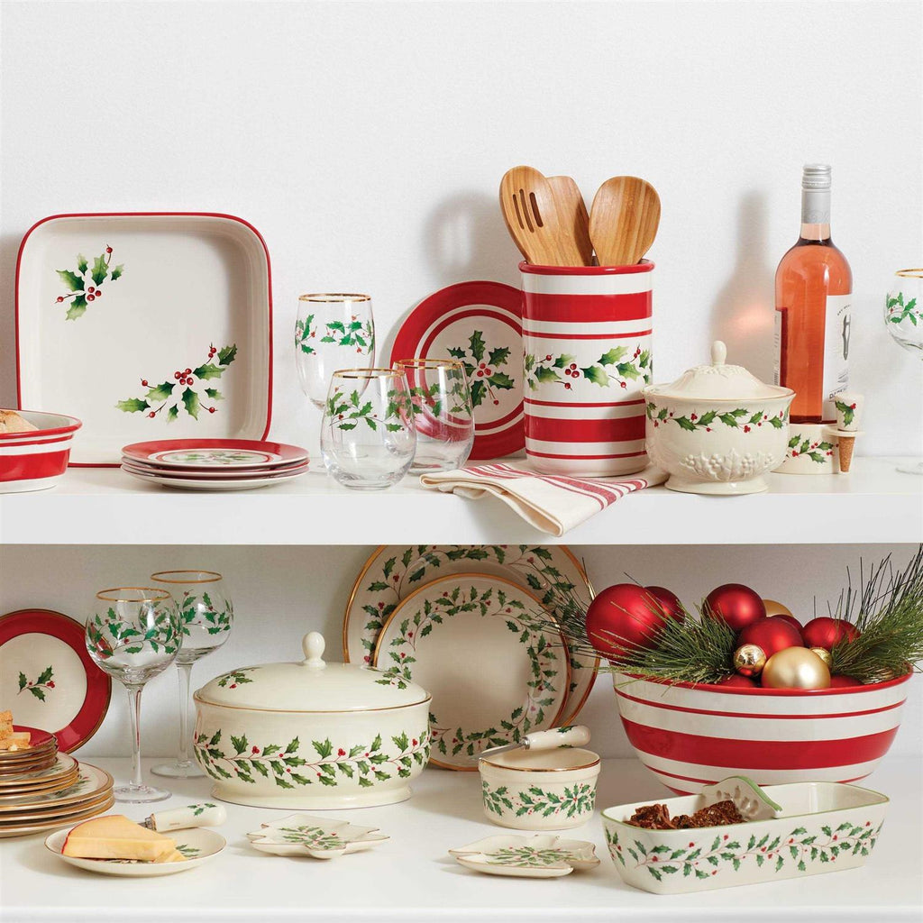 Lenox Holiday Wine Glass Set, 4-Piece, 16 oz