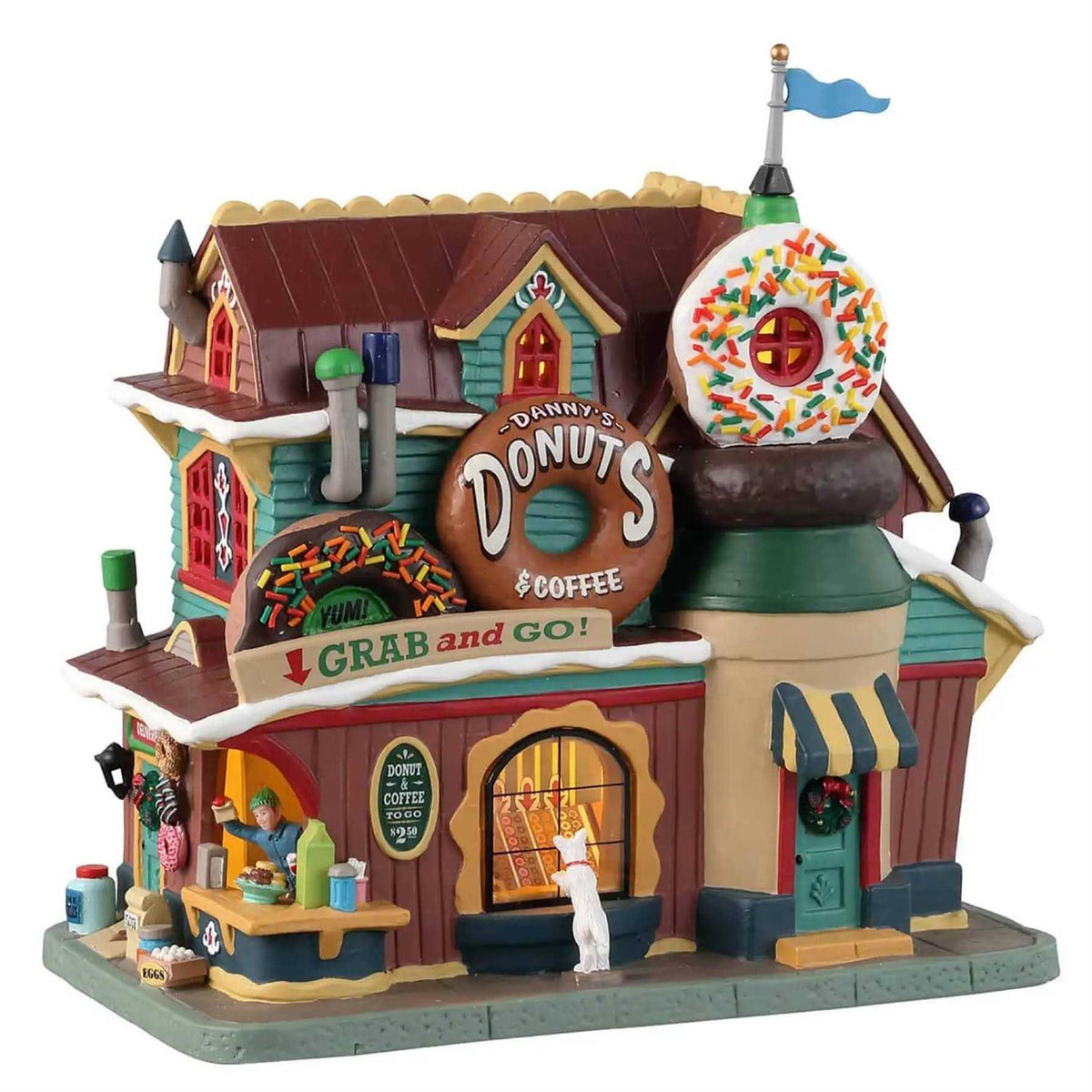 Lemax Danny's Donuts & Coffee Building - 35031