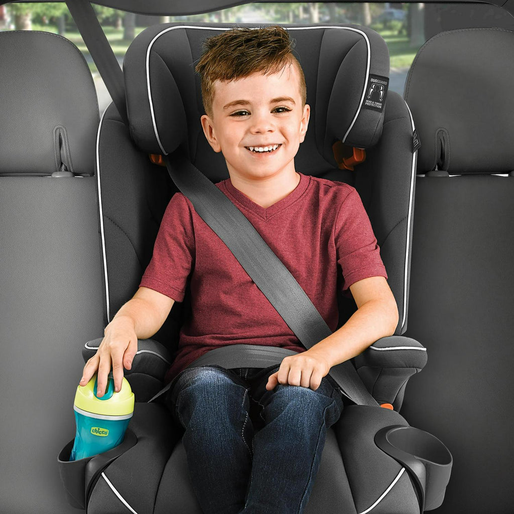 Chicco MyFit Harness And Booster Car Seat, Fathom Grey/Blue, 25-100 lb - 04079783780070