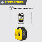 Champion Power Equipment 2500-Watt Ultralight Portable Inverter Generator With Quiet Technology And CO Shield