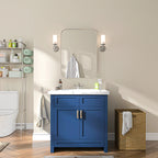 Aluminum Alloy Rounded Corner Wall Vanity Mirror