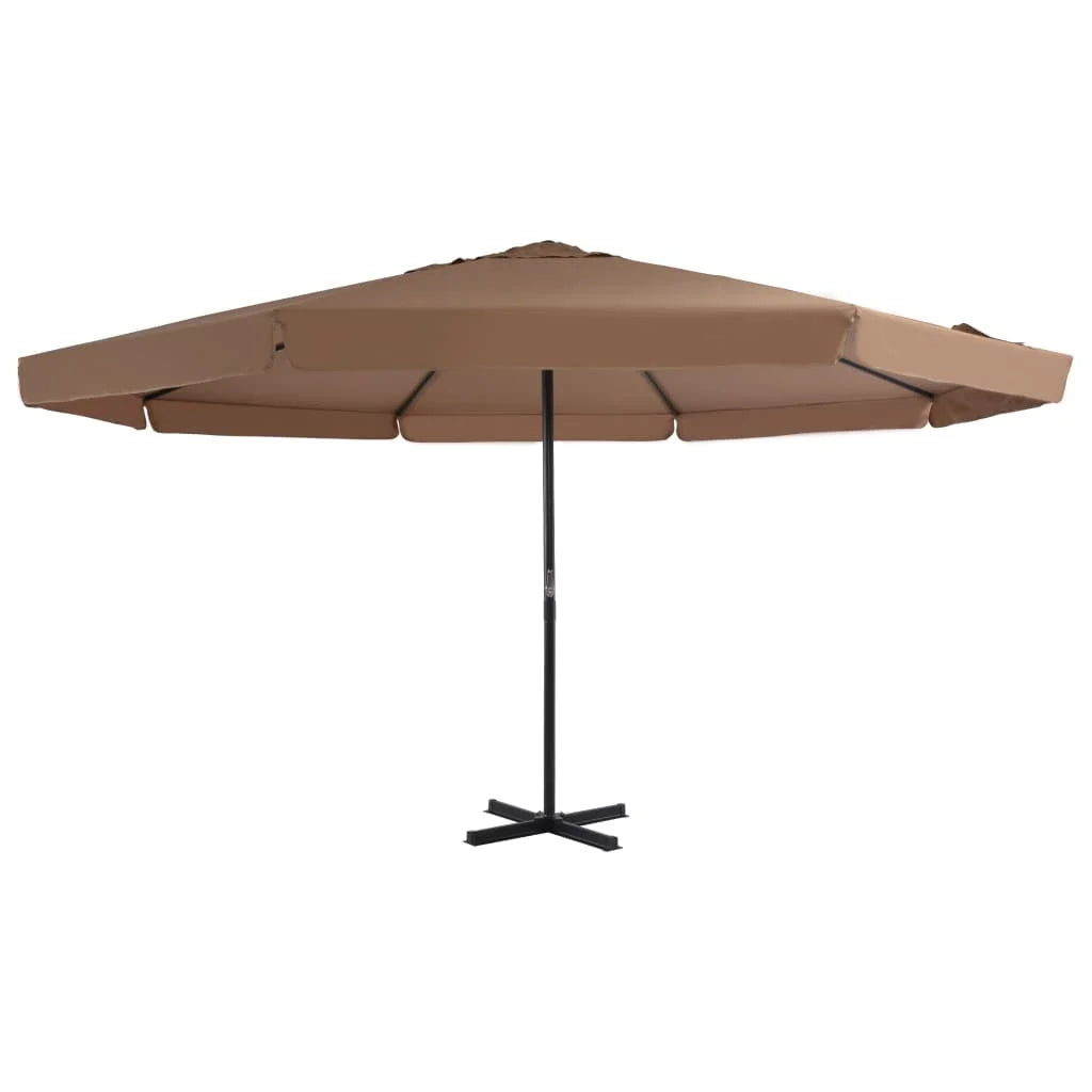 vidaXL Garden Parasol, Azure Blue Polyester With PA Coating, 196.9in x 118.1in