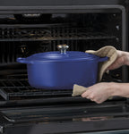 GE APPLIANCES Single Wall Electric Oven, Black Stainless Steel - PKS7000SNSS