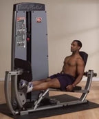 Body-Solid Pro Dual Leg & Calf Press Machine, 210 lb Weight Stack - DCLP-SF