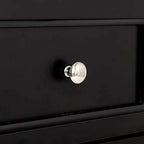 NTTBOBOEC Nightstand With 2 Drawers, Brown, 15.74in W x 11.81in D x 23.66in H