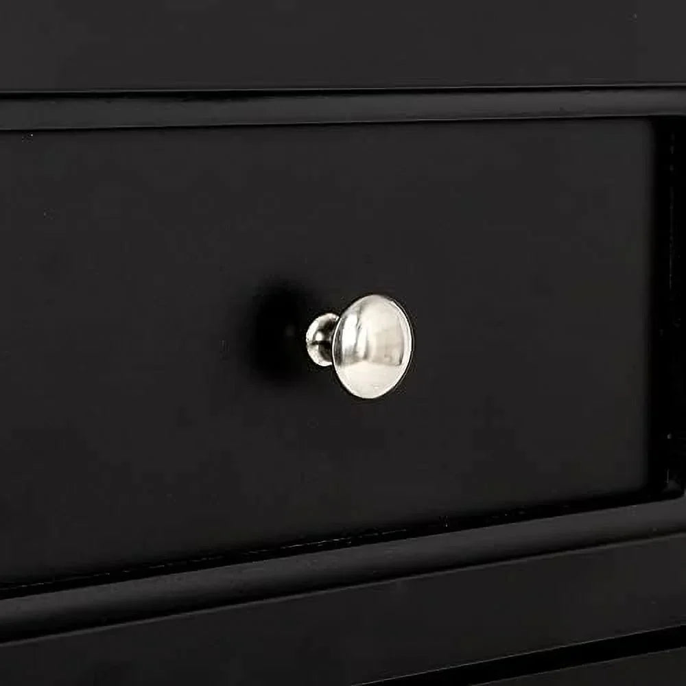 NTTBOBOEC Nightstand With 2 Drawers, Brown, 15.74in W x 11.81in D x 23.66in H