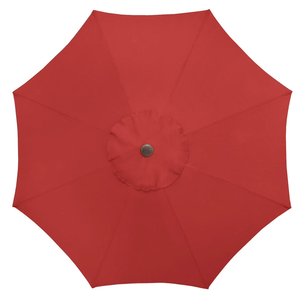 BrylaneHome 9 Ft Tilt-And-Crank Patio Umbrella With 8 Steel Ribs