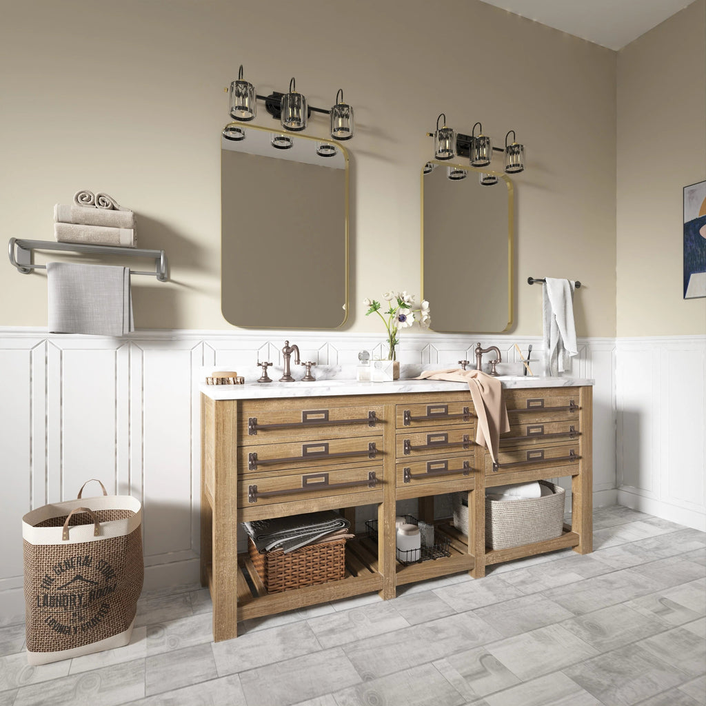 Aluminum Alloy Rounded Corner Wall Vanity Mirror