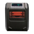 Lifesmart Infrared Quartz Space Heater, 4 Element 1500W, Black