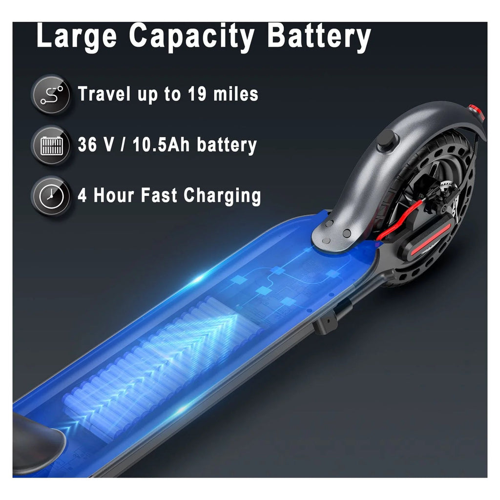 AOVOPRO Foldable Electric Scooter For Adults, 350W, 8.5 inch, 21 Miles Range - ES80