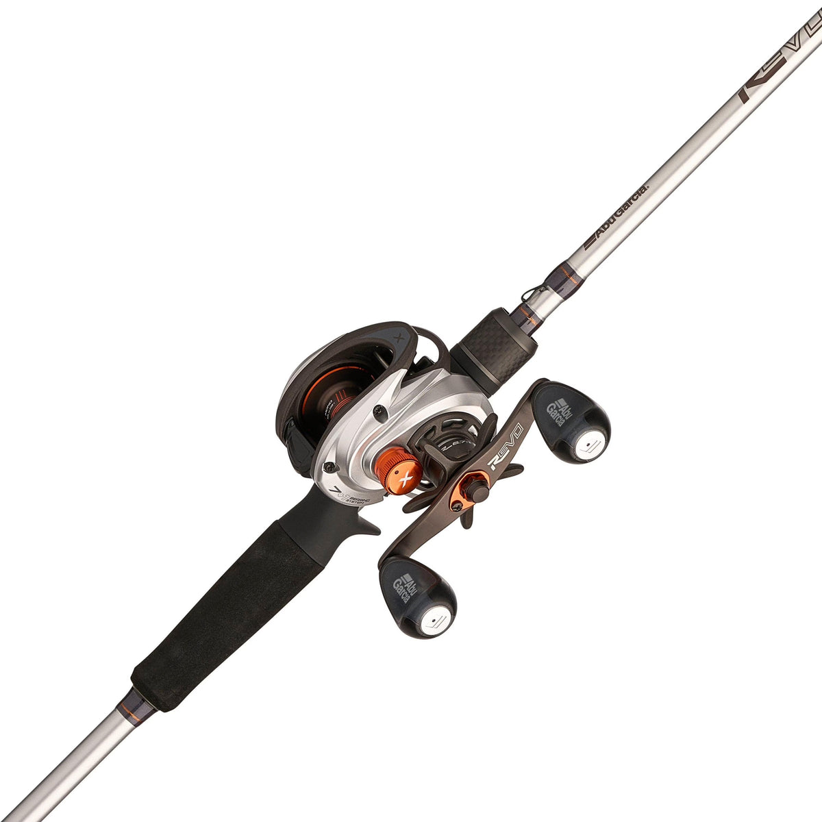 Abu Garcia Low Profile Baitcast Rod And Reel Combo, 7 ft 4 in, 5.4:1 - Revo 5 X