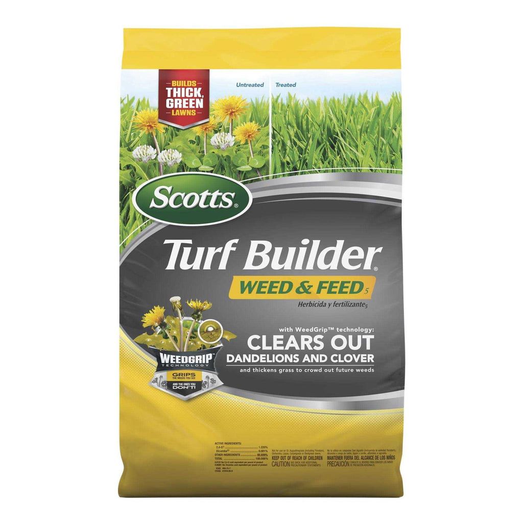 Scotts Turf Builder Weed & Feed5 Lawn Fertilizer And Weed Killer - 45.26 lb