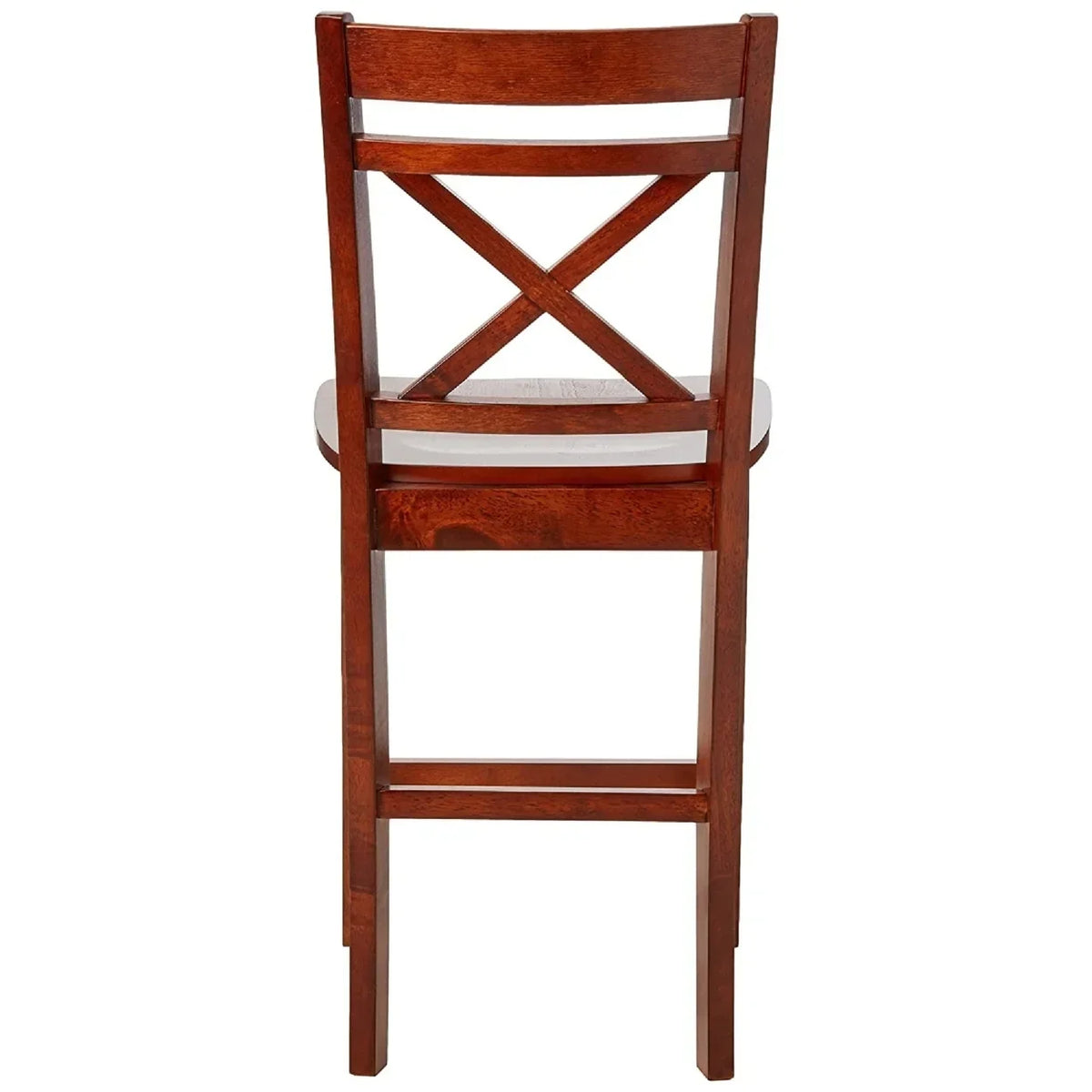Acme Counter Height Chair Set Of 2, Cherry Finish - Tartys