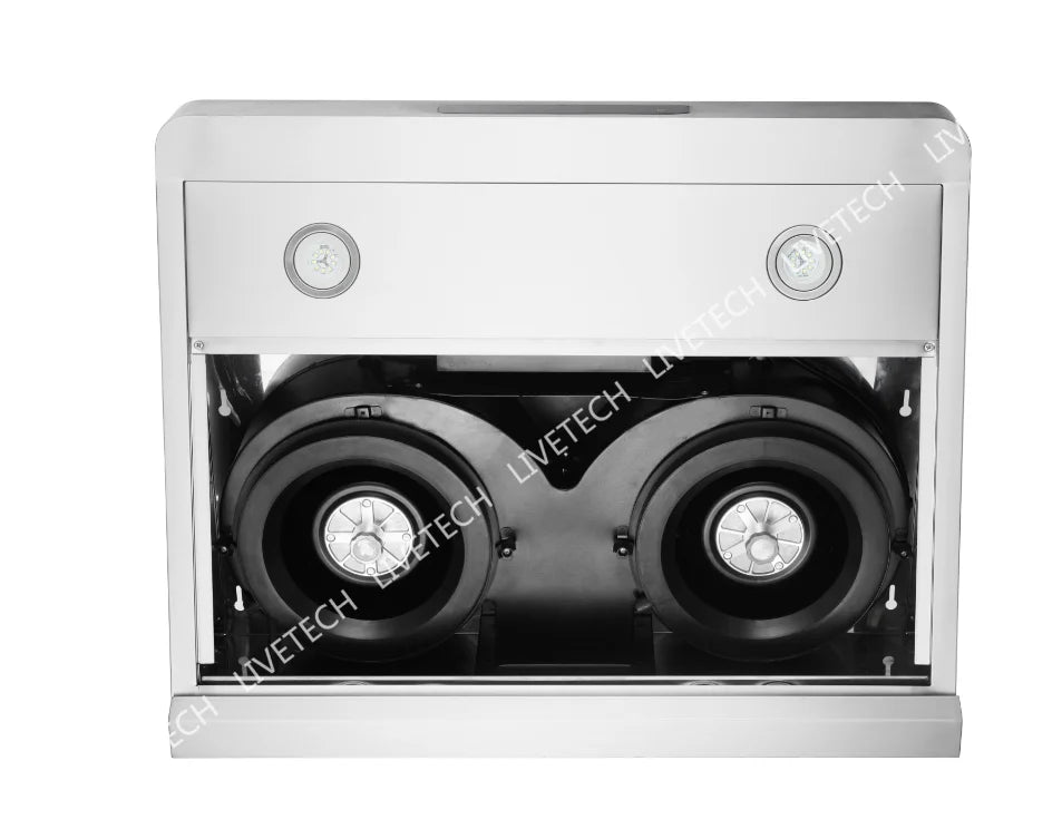 LiveTech Stainless Steel 30in Under Cabinet Range Hood 800 CFM