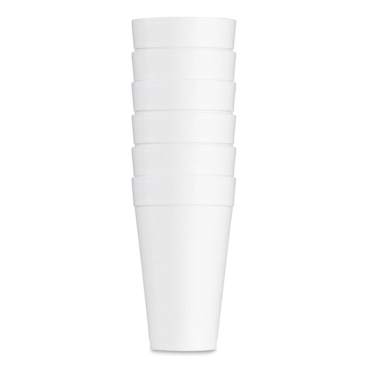 Dart Foam Drink Cups, 32 oz, White, 25/Bag, 20 Bags/Carton - DCC32TJ32
